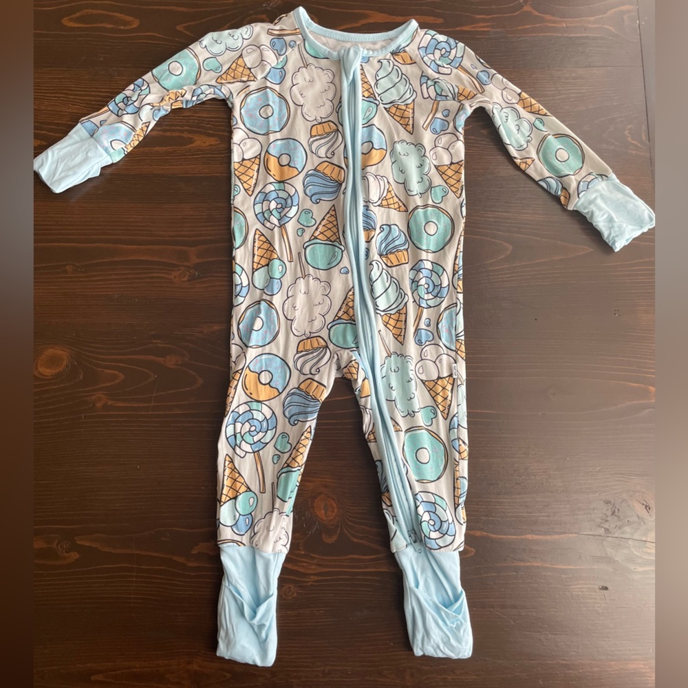 Little Sleepies zippie size 3-6 months